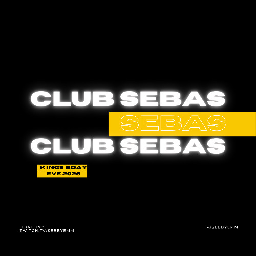 CLUB SEBAS (Live Set on twitch - Kings Bday Eve 2025)