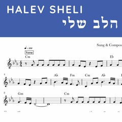 Halev Sheli | הלב שלי | Yishay Ribo lead sheet. Instrumental music