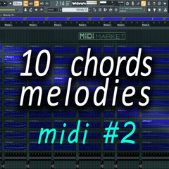 [FREE MIDI] 10 Chords MIDI-melodies, EDM, Bigroom, Progressive House Vol.2