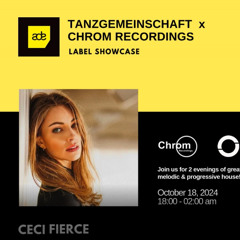 Ceci Fierce, live recorded @ ADE2024 (Chrom Recordings X Tanzgemeinschaft, Friday 18/10/2024)