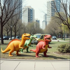 Dinosauri a spasso per la città - DEMO