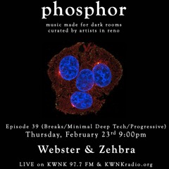 phosphor, ep. 39: Webster & Zehbra
