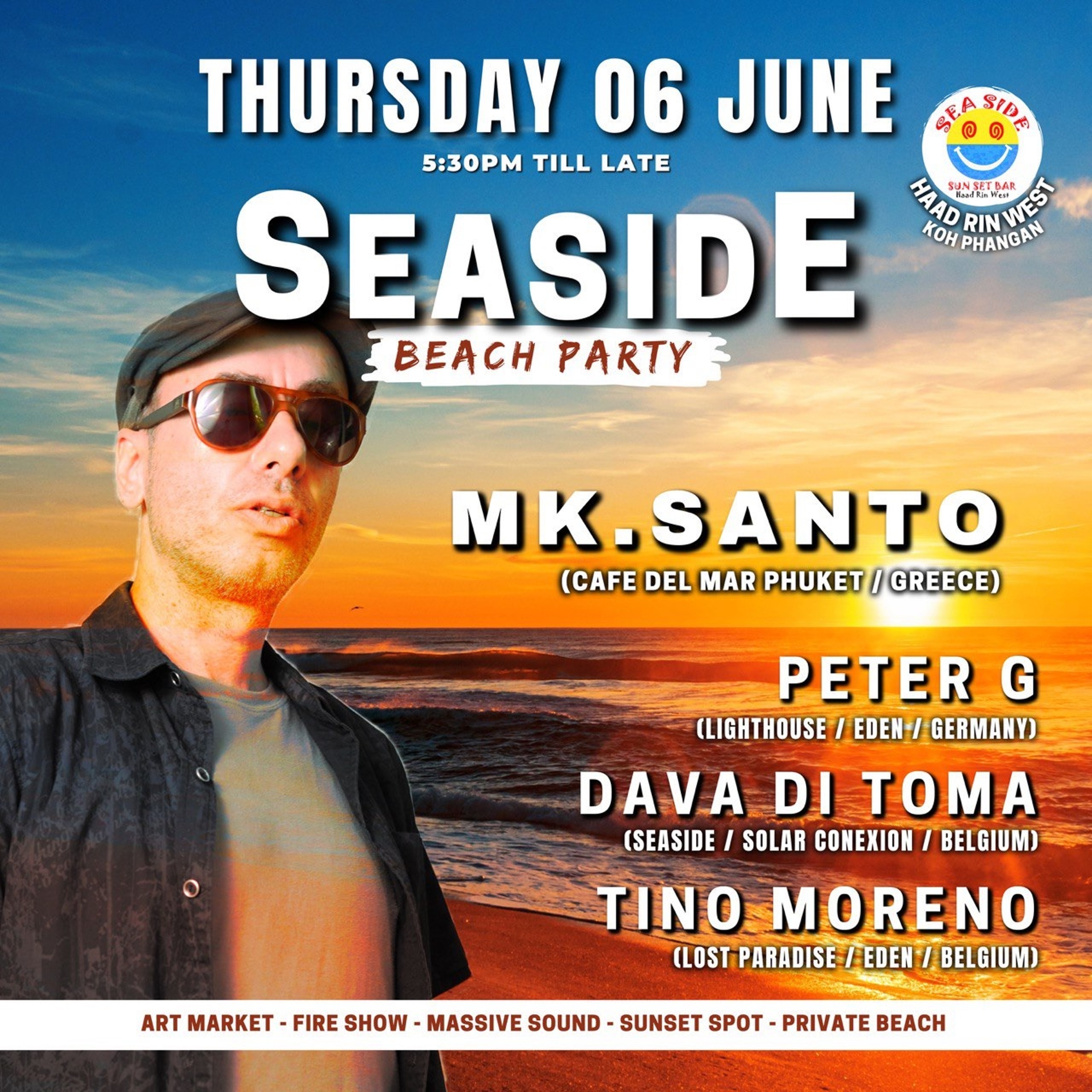 Dava Di Toma @ Seaside Koh Phangan (Sunset Warm Up) 06.06.24 episode artwork