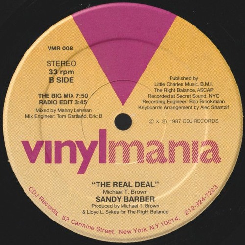 The Real Deal (MannyLehman'sBigMix)