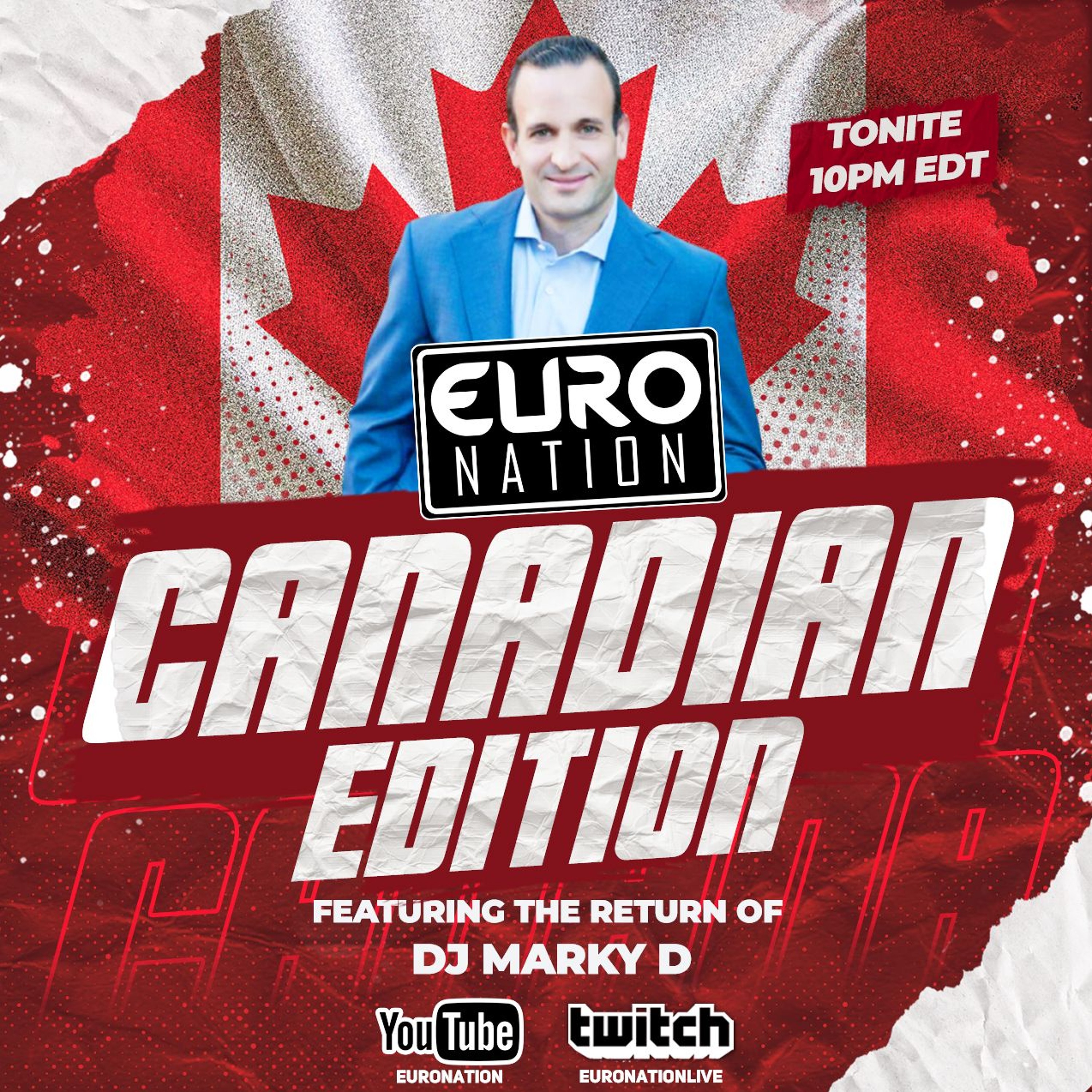 Euro Nation Canada Day Edition 2023 (DJ MARKY D) episode artwork