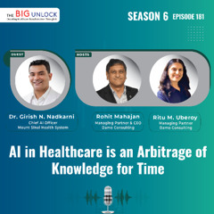 Dr. Girish N. Nadkarni, Chief AI Officer, Mount Sinai Health System