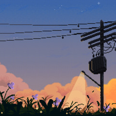 Starlit Sunset