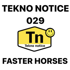 TEKNO NOTICE 029- FASTER HORSES