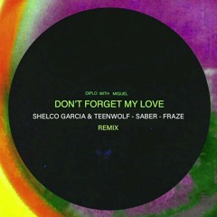 Diplo With Miguel - Don't Forget My Love (Shelco Garcia & Teenwolf, SABER, Fraze Remix)