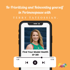 #381 Re-prioritizing and Reinventing yourself in Perimenopause with Terry Tateossian.