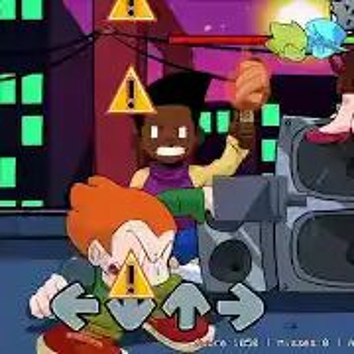 FNF HD BLAMMED But All The Notes Are Caution Signs And Pico Can't Stop Shooting   FNF HD Mod