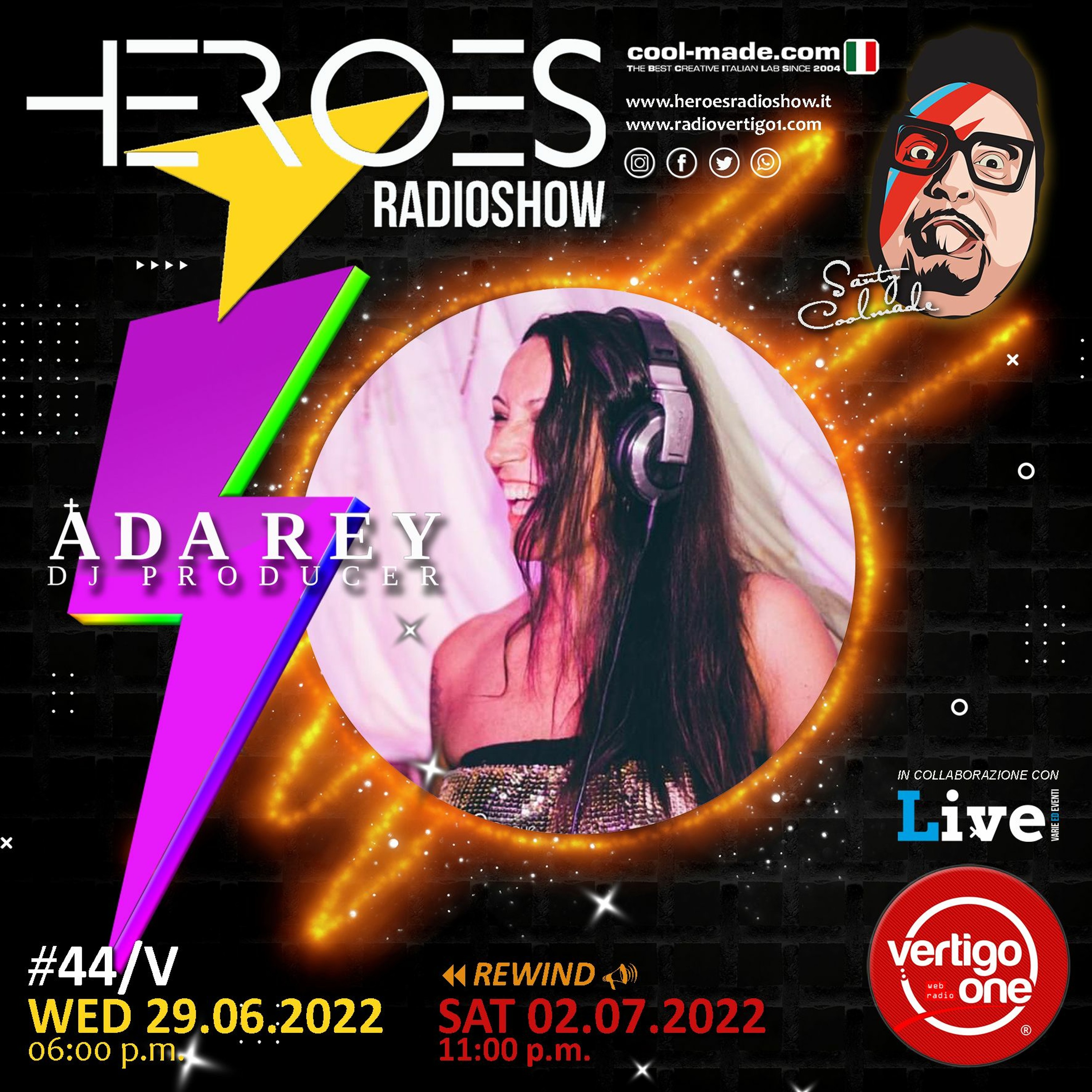 #44/2021-22> HEROES RadioShow - Special Guest  ADA REY episode artwork