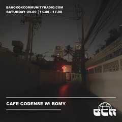 Cafe Condense w/ r.omy - 9th September 2023