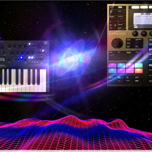 Maschine Plus Argon8 - Red And Blue Mixed Synth Leader