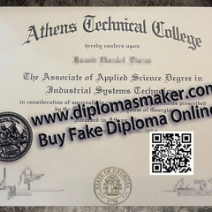 How to make a fake Athens Technical College degree online?