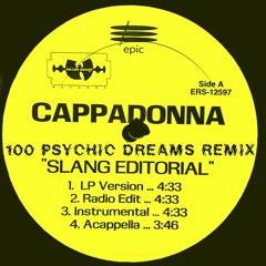 Cappadonna - Slang Editorial (100 Psychic Dreams Remix)