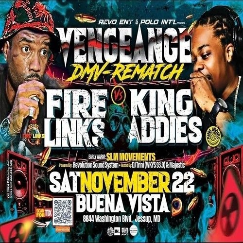 Fire links vs King Addies 11/25 (Vengeance II) Fire Links Only DMV