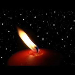 flickering flame of an Advent candle