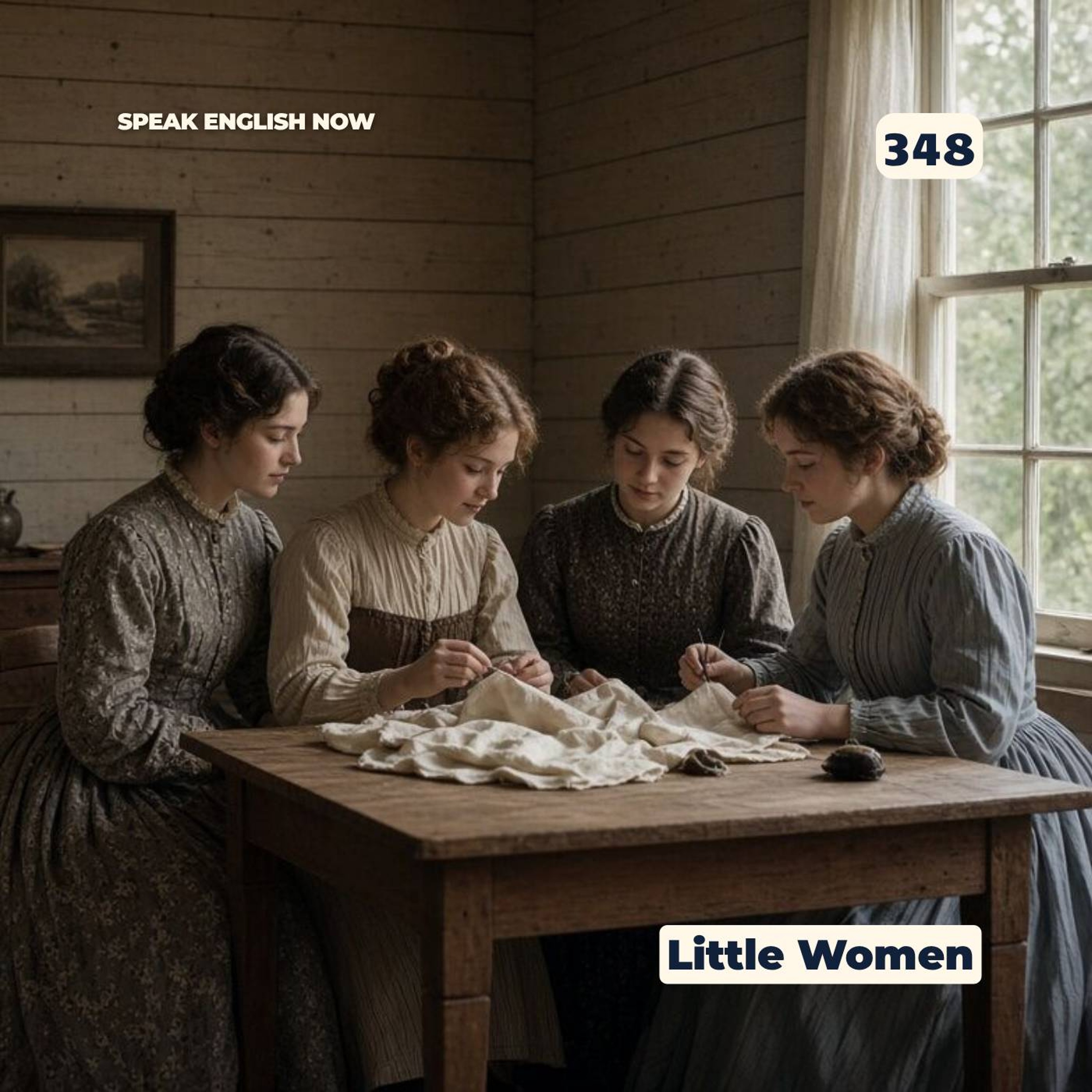 #348 Little Women - Learn Grammar in Context episode artwork