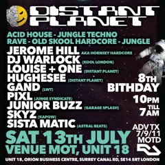 Live @ Distant Planet 13/07/2019 (Oldschool Jungle)