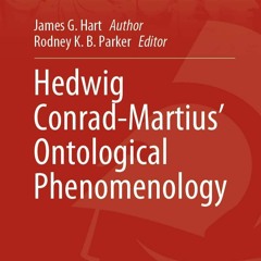 get ⚡PDF⚡ Download Hedwig Conrad-Martius? Ontological Phenomenology (Women in th