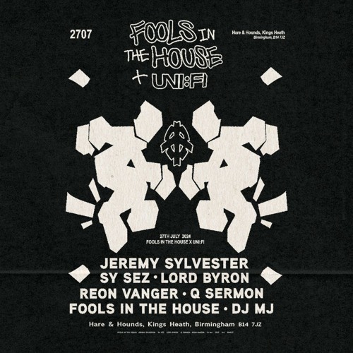 Reon Vanger - Uni-Fi X Fools In The House @ Hare & Hounds - 27072024