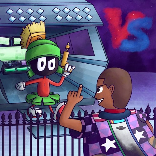 WR1-M2 : MARVIN THE MARTIAN VS CORY BAXTER : America vs Aliens ~ White House Under Attack