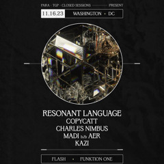 11.16.23 Kazi DJ Set @ Flash, DC