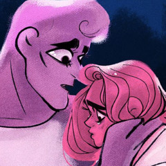 Eros comforts Persephone- Lore Olympus