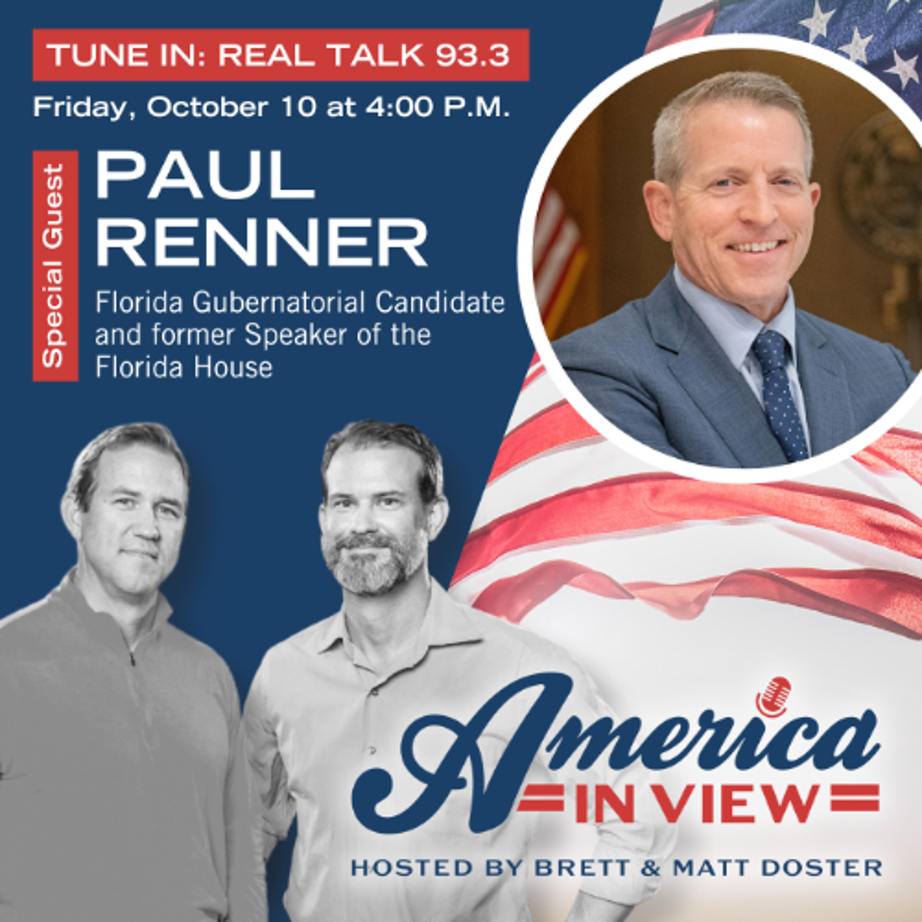 Review of the Week’s Top Headlines & Interview with Gubernatorial Candidate and Former Florida House Speaker Paul Renner episode artwork