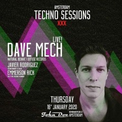 Dave Mech LIVE performance @ Amsterdam Techno Sessions 16 - 01 - 2020