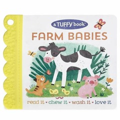 kindle👌 Tuffy Farm Babies Book - Washable, Chewable, Unrippable Pages With Hole For Stroller Or