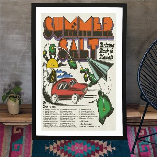 Stream Summer Salt Show 2024 Poster by Creationtee Listen online for