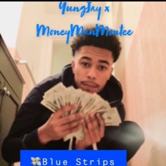 YungJay x MoneyManMontee Blue Strips