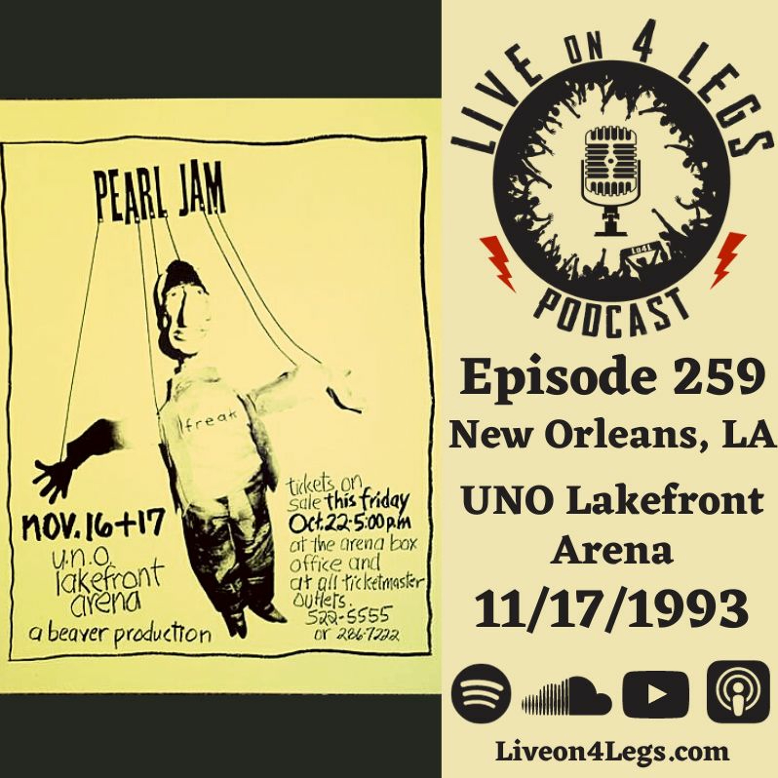 Live On 4 Legs: Pearl Jam Podcast