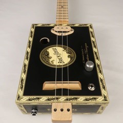 Brick House 3 String Cigar Box Guitar CBG #2551