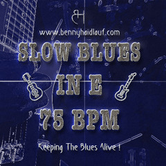 Slow Blues in E 75 BPM