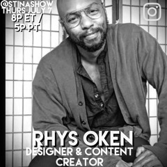Rhys Oken Content Creator & Designer LIVE on the STINA SHOW