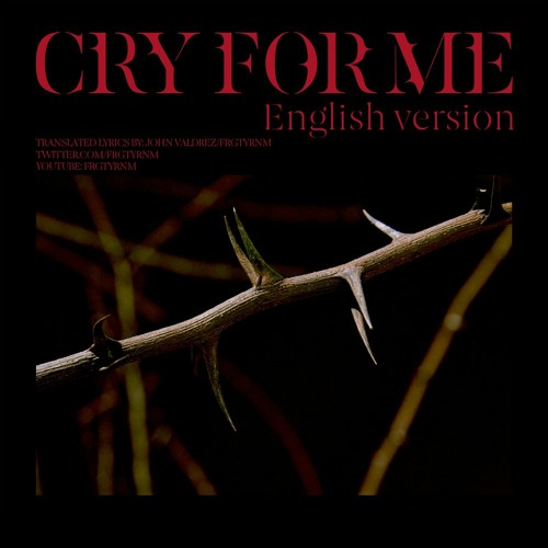 Cry For Me English Version Stream Cry For Me (English Version) by FRGTYRNM | Listen online for