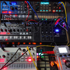 5 KORG VOLCAs + ZOOM FX Pedal Sound Demo (LIVE)