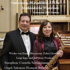 Schünemann u. Pronestì - Tango pasquale, for Saxophone and Organ