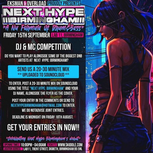 *WINNER* KITCH - NEXT HYPE: BIRMINGHAM - DJ COMP ENTRY ( 2 deck)