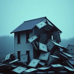 Kartenhaus Fall