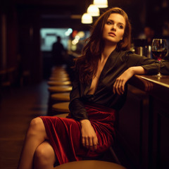 Velvet Skirt & Cherry Wine