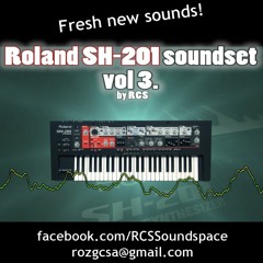 Roland SH-201 Soundset Vol 3 2022 by RCS full sound demo