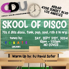 Skool of Disco Live @ Akbar 09/21/2024