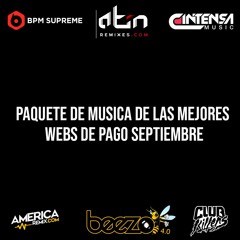 PAQUETE DE MUSICA DE LAS MEJORES WEBS DE PAGO SEPTIEMBRE (5GB)