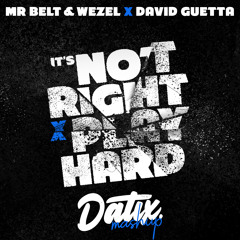 It's Not Right x Play Hard (Datix Mashup) - Mr Belt & Wezel X David Guetta