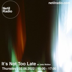 Its Not Too Late w/ Jake Walker on Netil Radio [02/06/22]