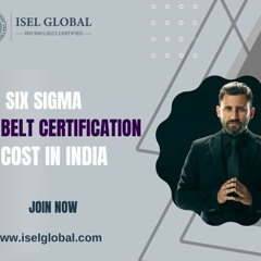Six Sigma Black Belt Certification Cost in India
